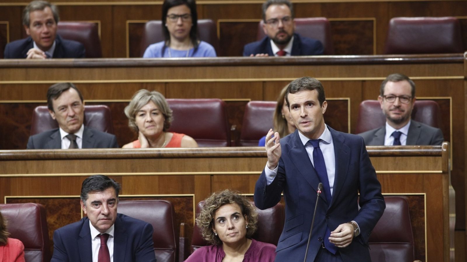 El president del PP, aquest dimecres, al Congrés dels Diputats
