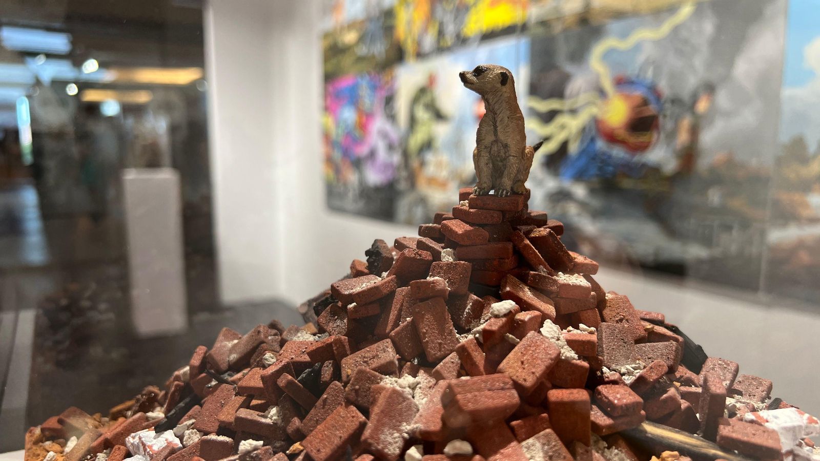 Una de les obres que poden veure's a la fira Mart Una de les obres que poden veure's a la fira Marte