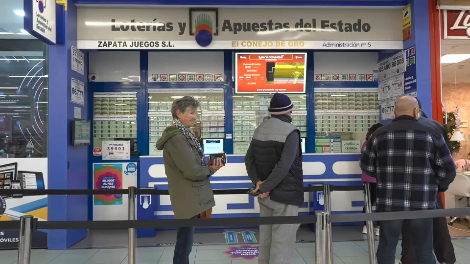 Administració de loteria de Torrevieja que ha venut una sèrie d'un quint premi