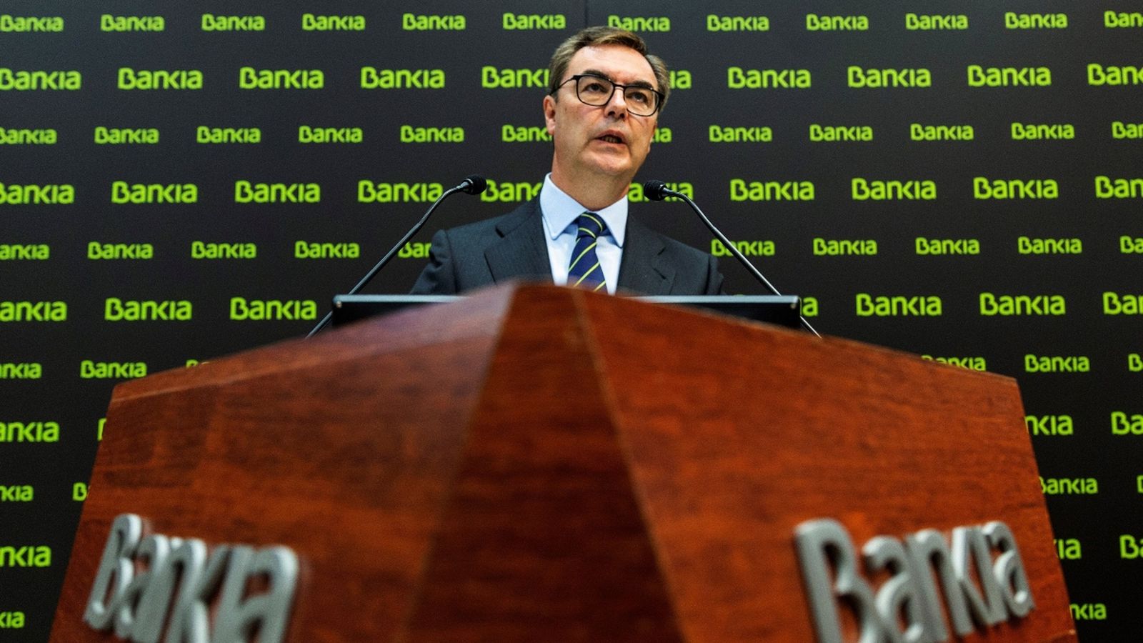 Presentació trimestral de resultats de l'entitat bancària aquest dilluns