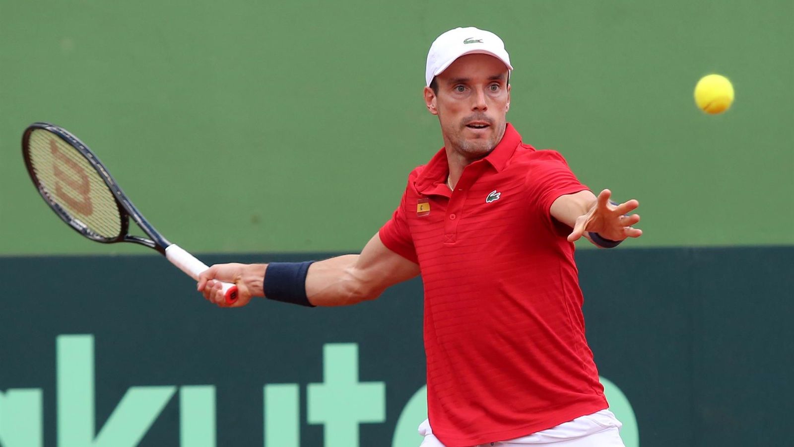 Roberto Bautista, durant el partit