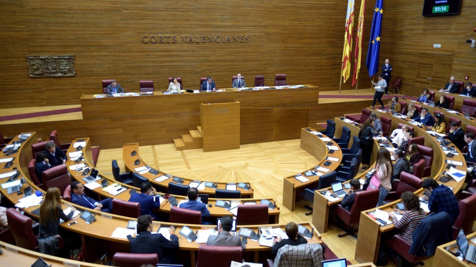 El ple de les Corts en una imatge d'arxiu