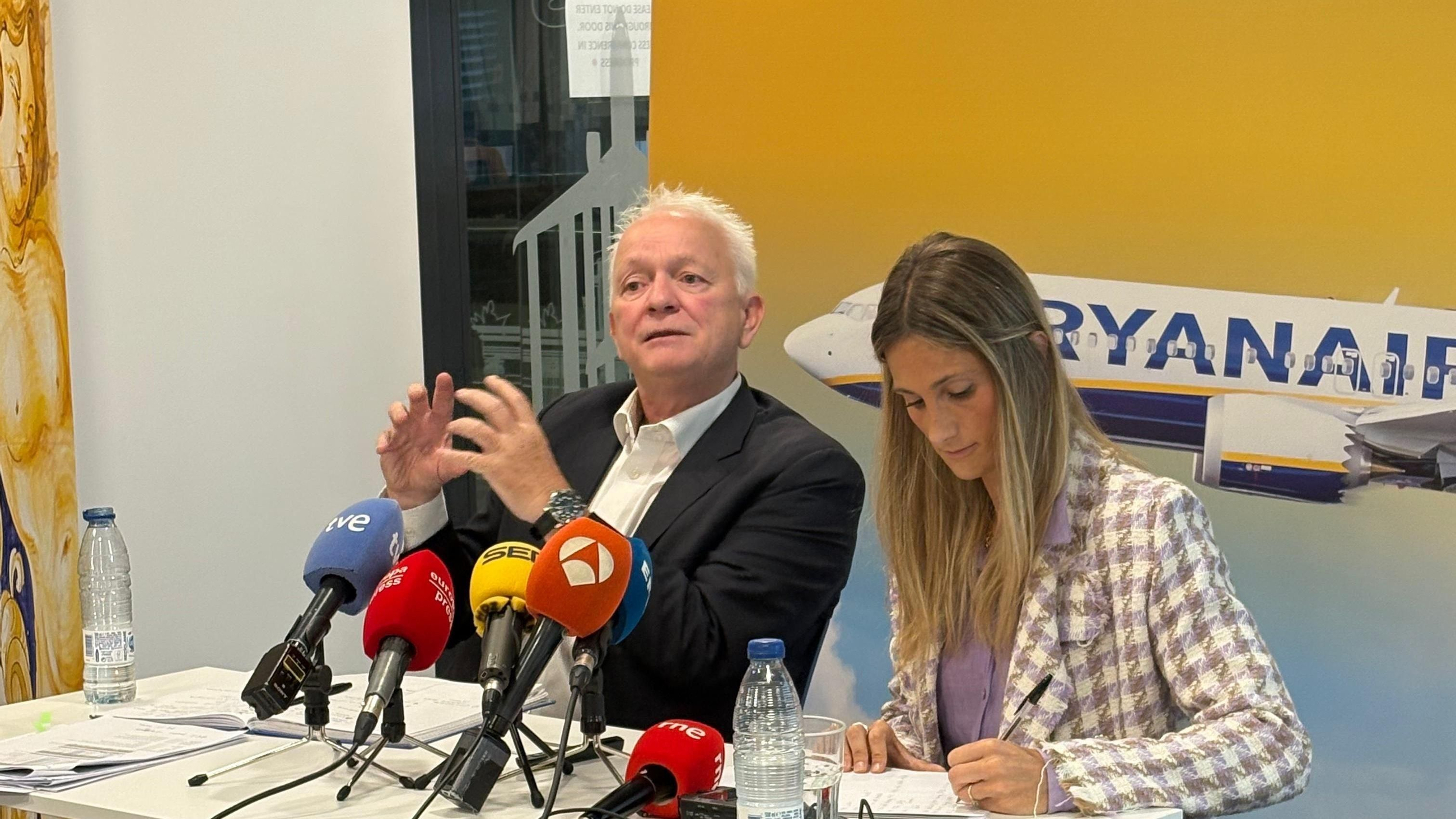 Eddie Wilson, CEO de Ryanair, este dimecres Eddie Wilson, CEO de Ryanair, este dimecres