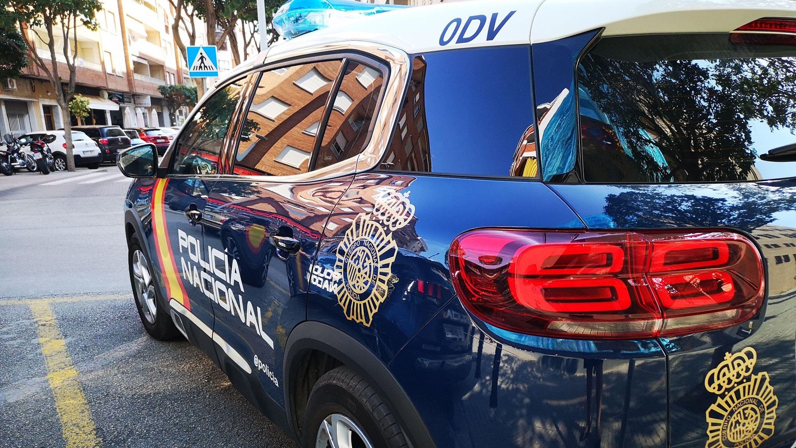 Imatge d’arxiu d’un vehicle de la Policia Nacional