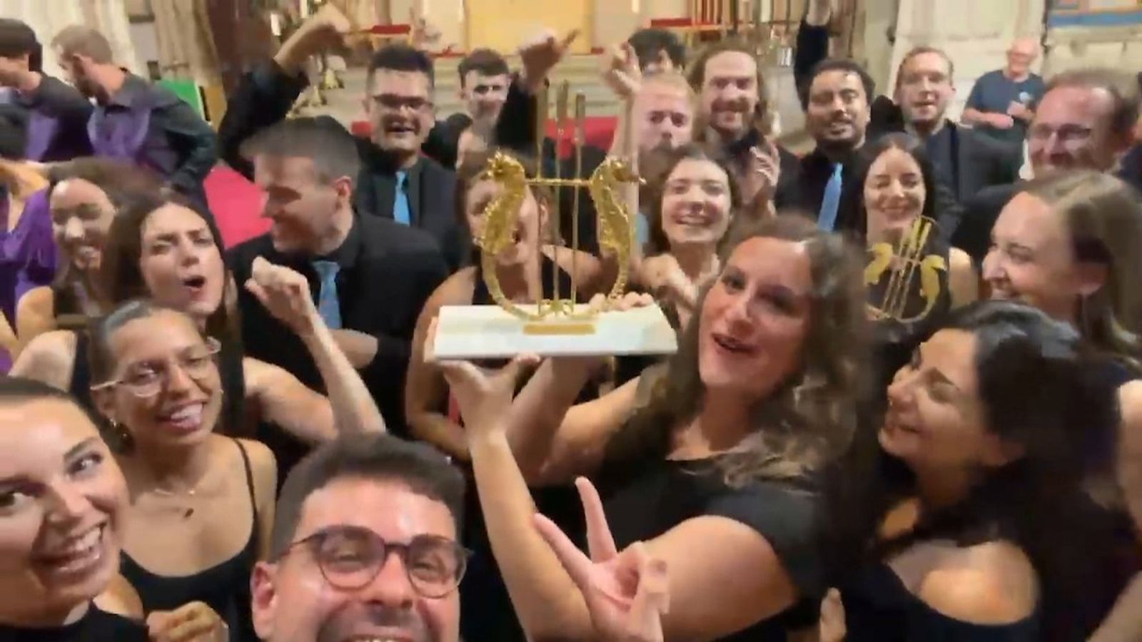 El cor Ad Libitum amb el guardó