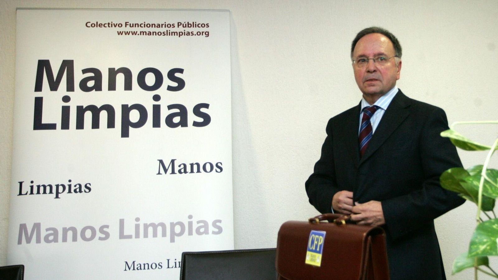 El portaveu de Manos Limpias, Miguel Bernard, en una imatge recent