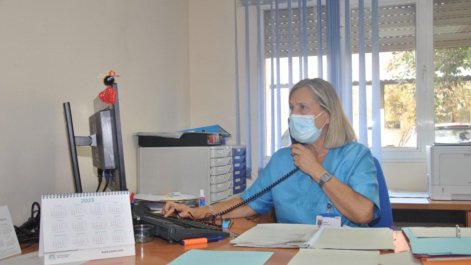 Una treballadora del departament de salut de Castelló