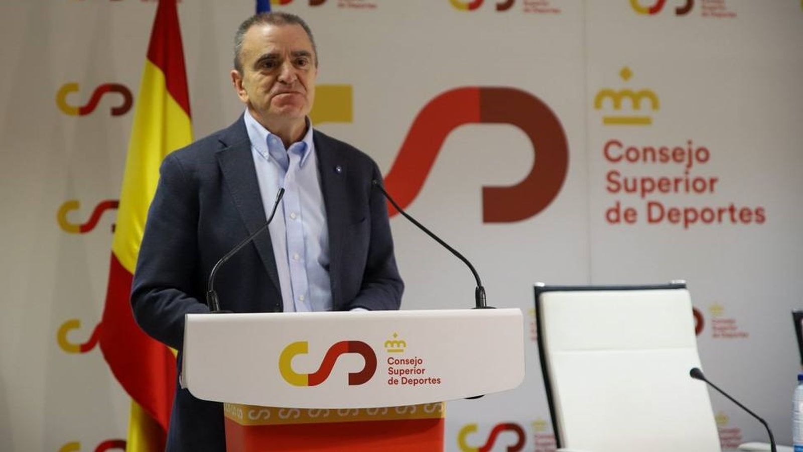 El president del CSD, Franco