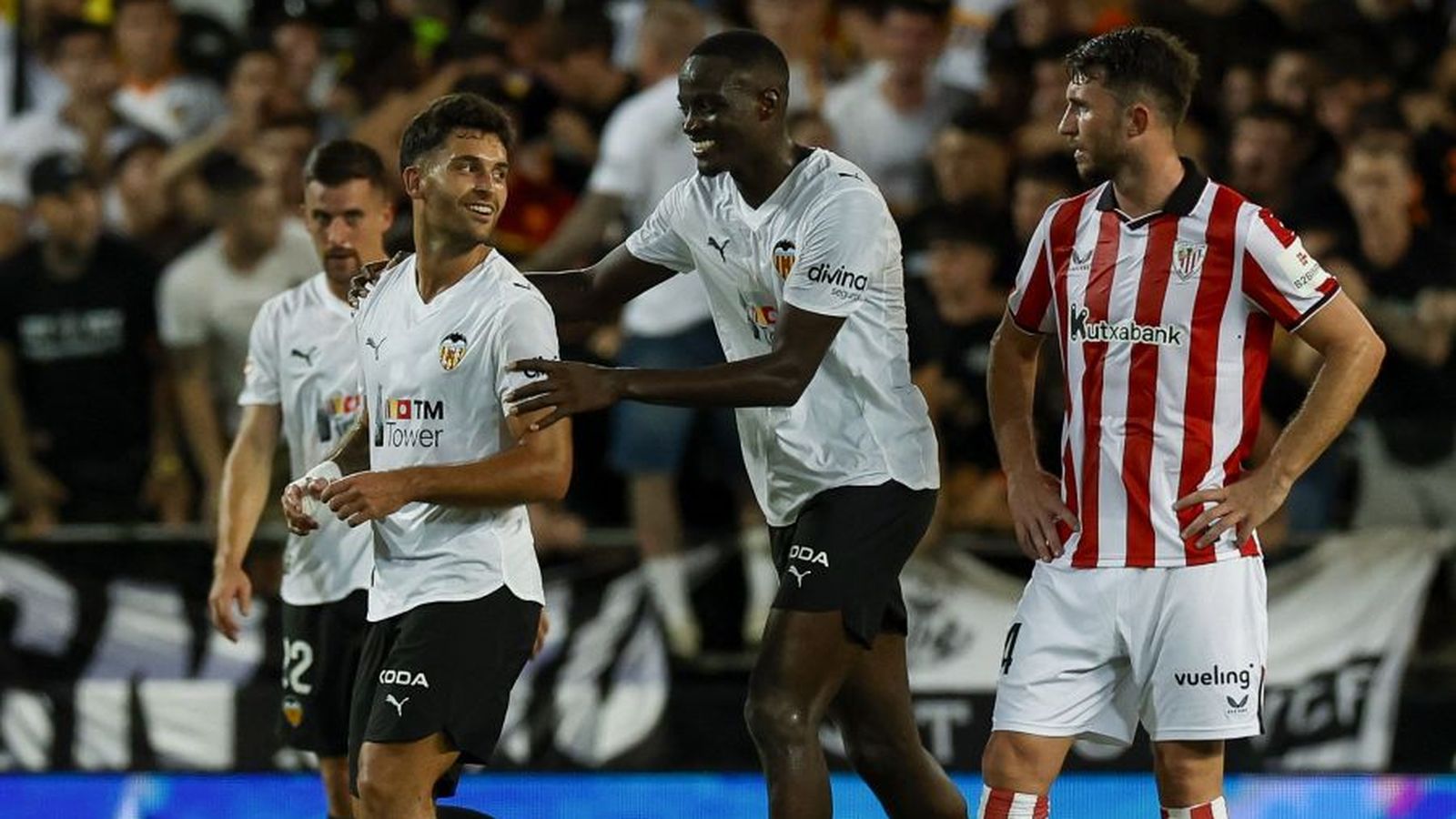 Hugo Duro va marcar la temporada passada un gol contra l'Athletic a Mestalla