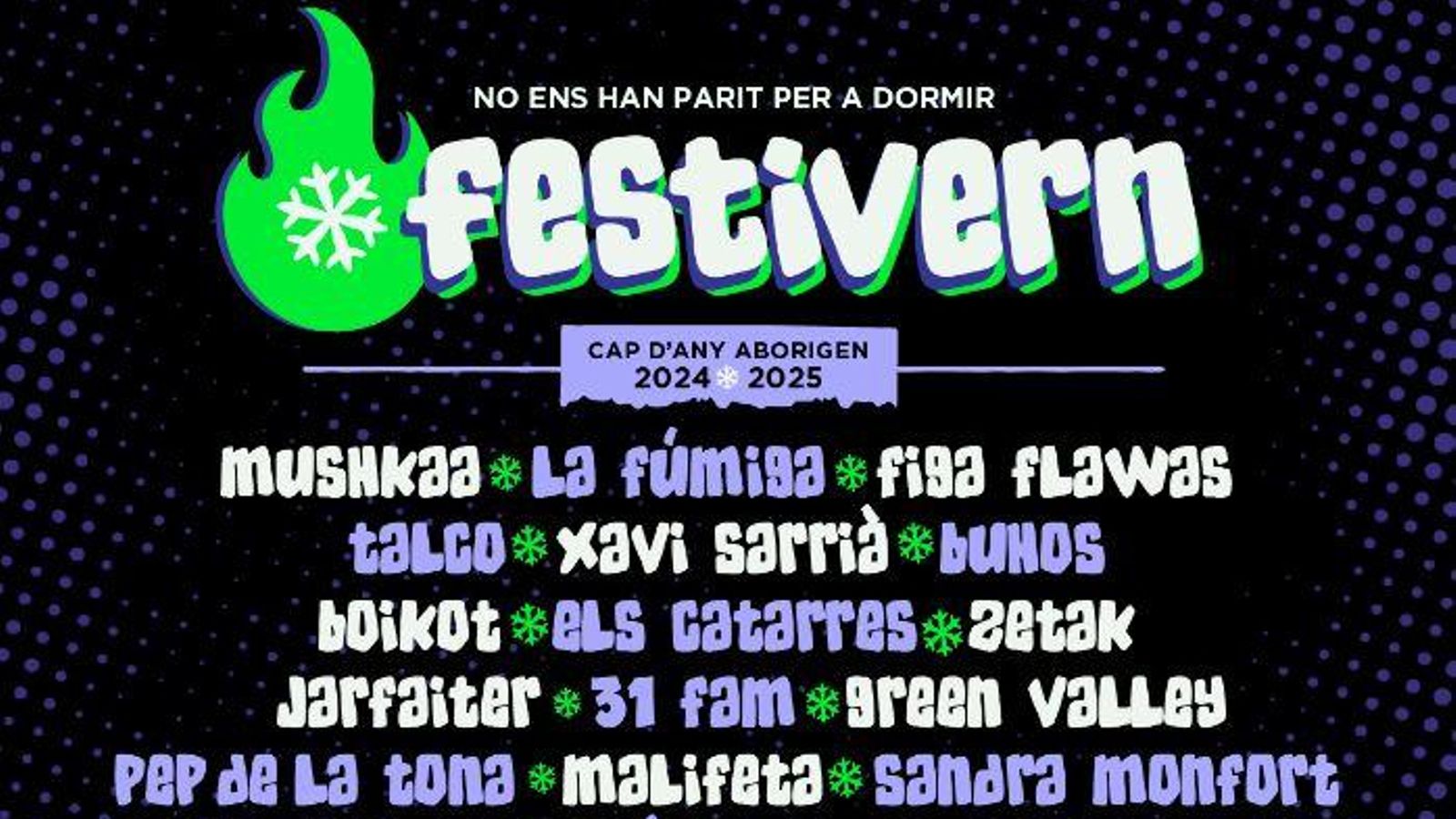 Cartell de l'edició del Festivern 2024-2025
