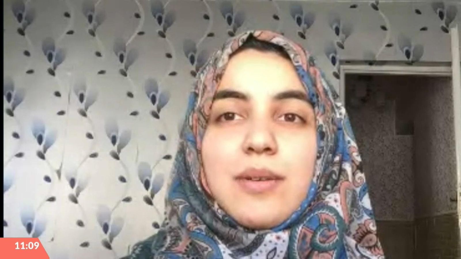 Helai Fashmad durant l'entrevista en el programa 'A la Ventura'