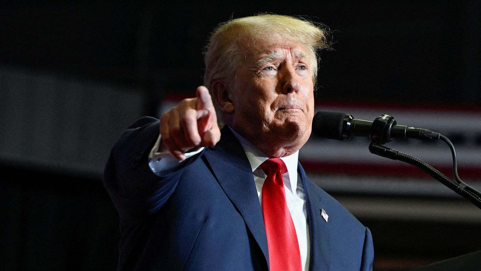 L'expresident Trump, en un míting a Youngstown, Ohio