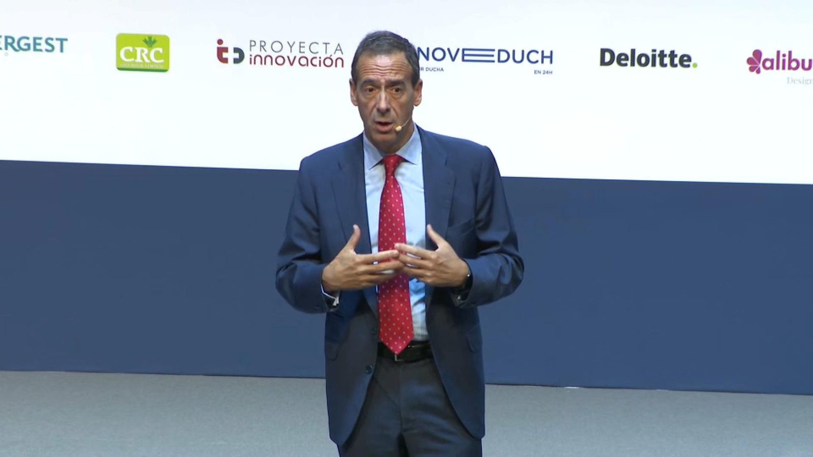 El conseller delegat de CaixaBank, Gonzalo Gortázar, aquest dimecres a Alacant