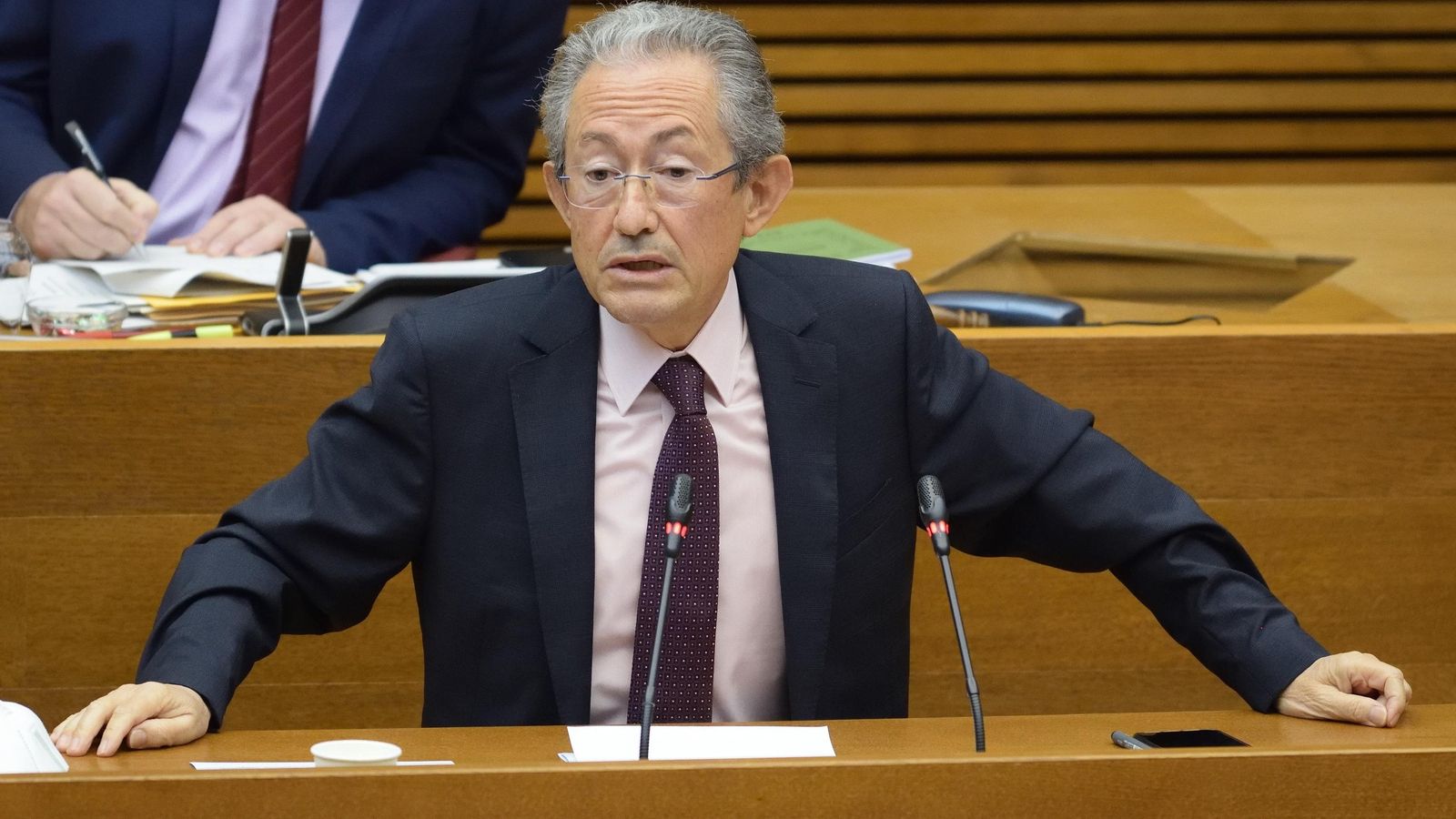 El síndic de Greuges, Ángel Luna, en la seua compareixença davant Les Corts