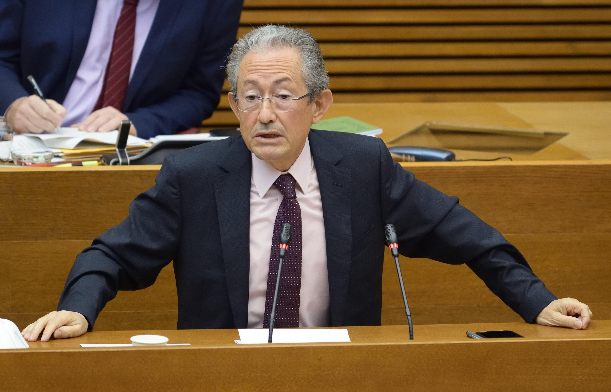 El síndic de Greuges, Ángel Luna, en la seua compareixença davant Les Corts