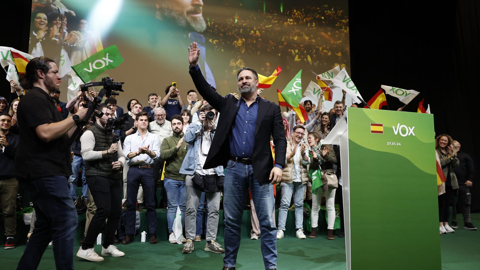 Santiago Abascal és proclamat president de VOX per quatre anys més