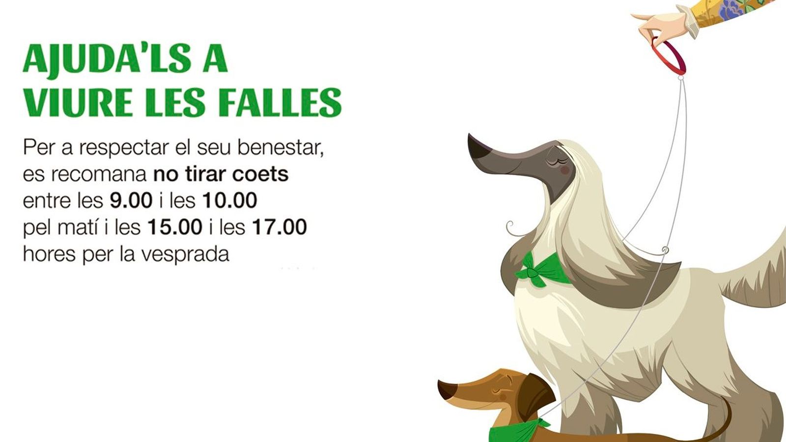 Capanya de benestar animal en Falles de l'Ajuntament de València