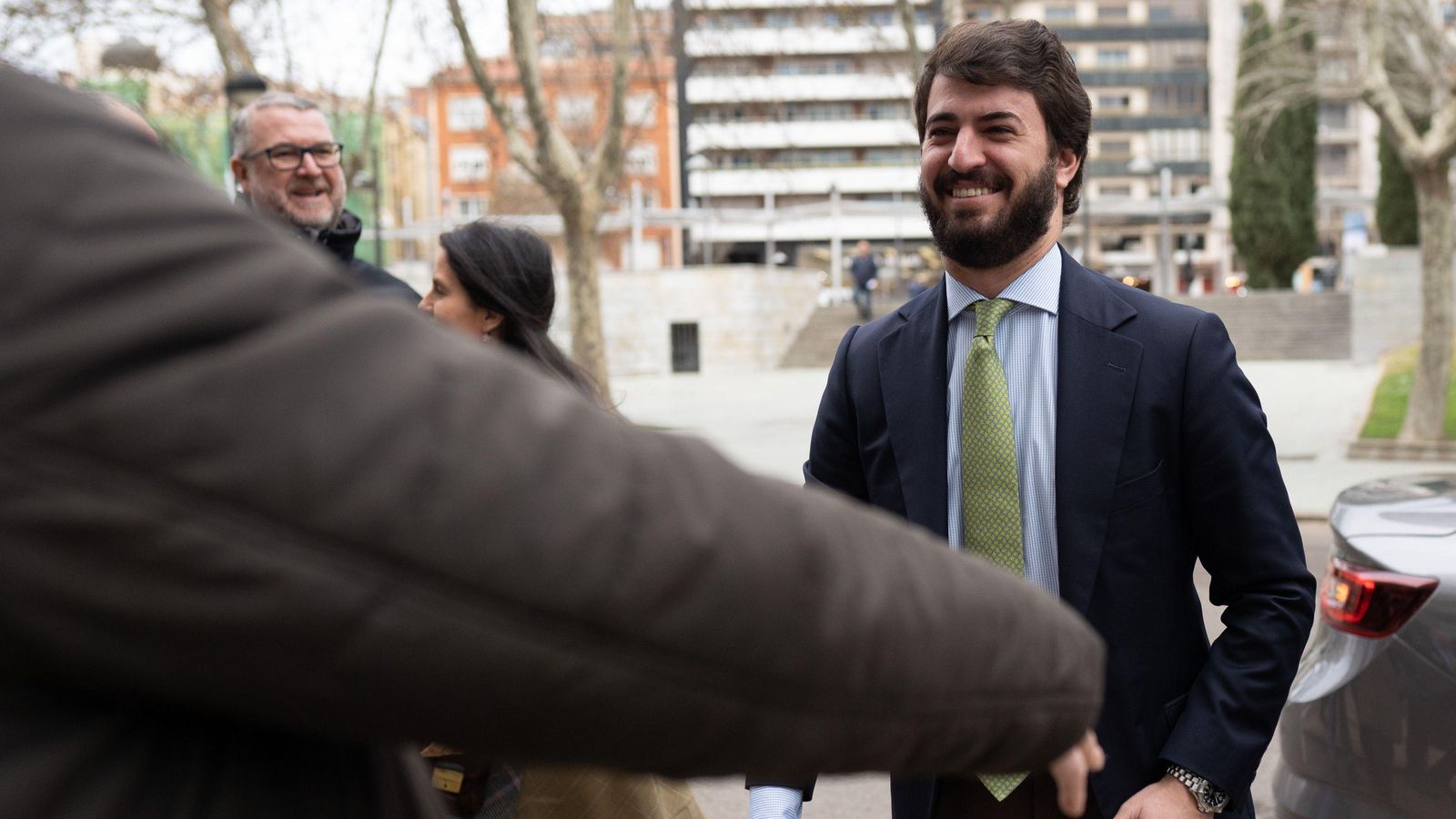El vicepresident de la Junta de Castella i Lleó, Juan Garcia-Gallardo, en un acte aquest dilluns El vicepresident de la Junta de Castella i Lleó, Juan Garcia-Gallardo, en un acte aquest dilluns
