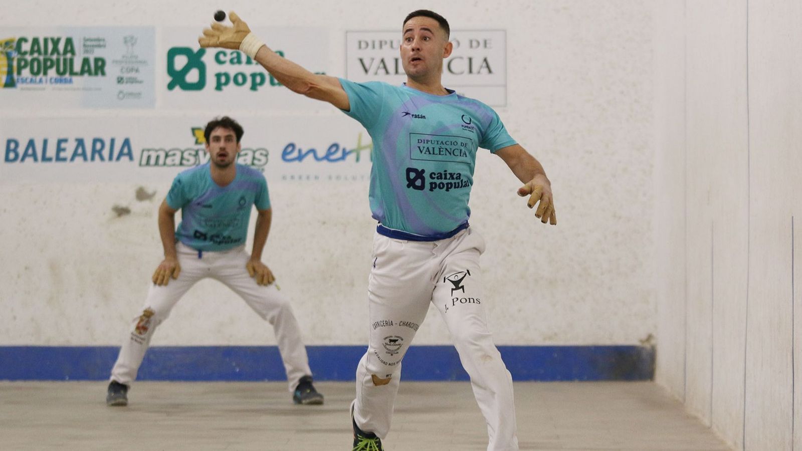 Jesús i Giner, durant una partida