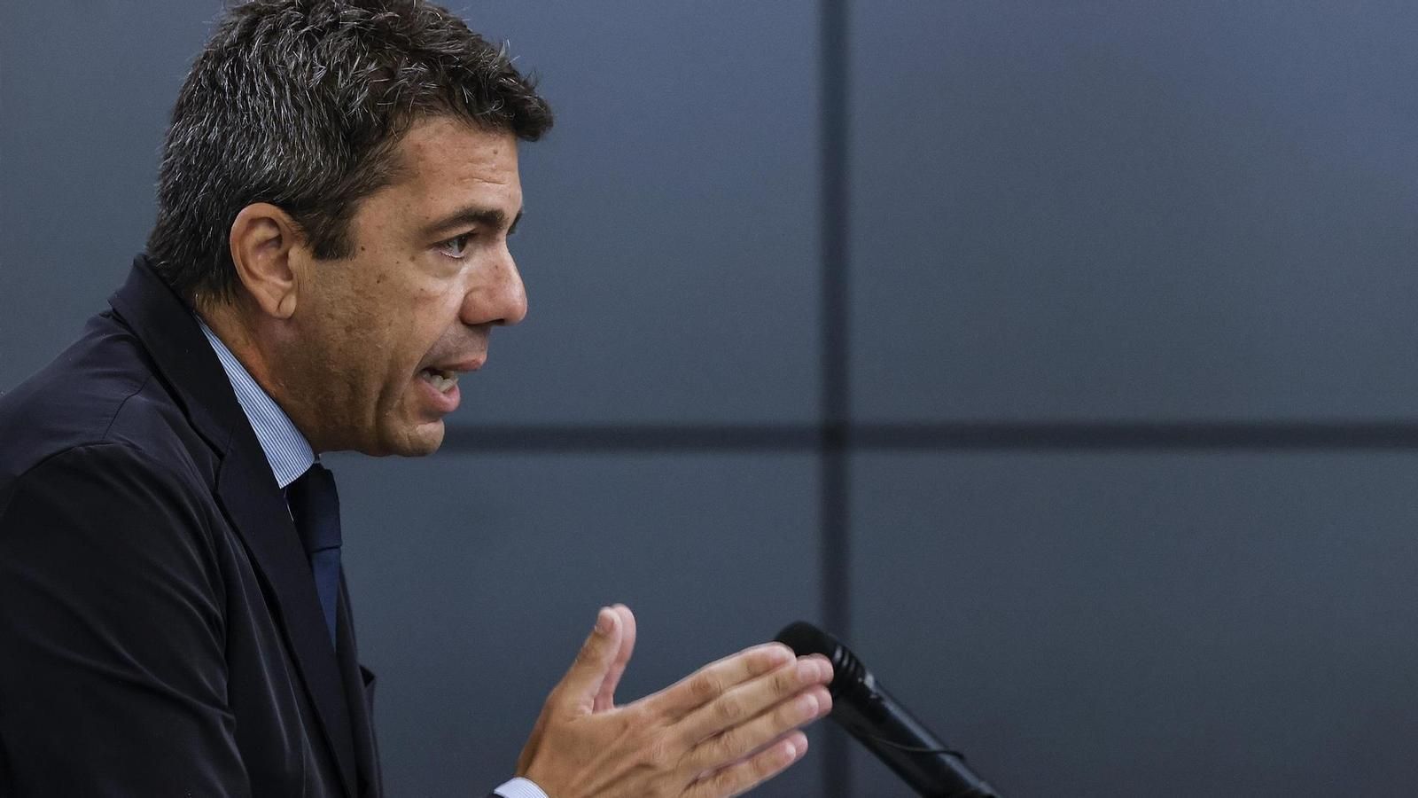 Mazón denuncia que la Comunitat Valenciana està “a la vora del col·lapse” dels serveis socials perquè no arriben els FLA