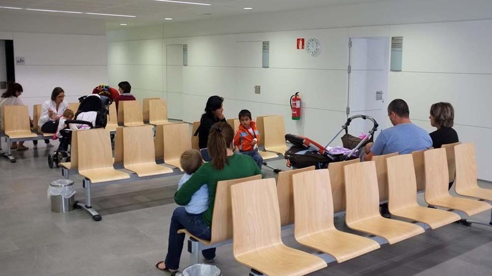 Sala d'espera d'un centre de salut
