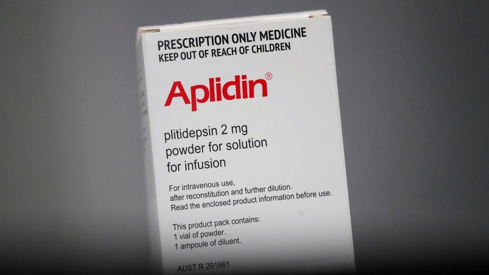 Imatge d'arxiu de l'antiviral espanyol Aplidin