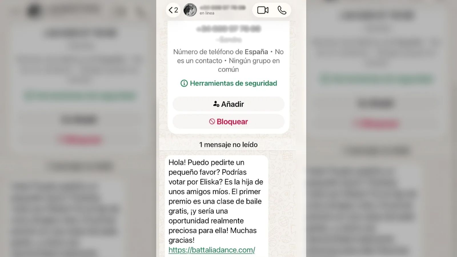 Campanya fraudulenta per WhatsApp
