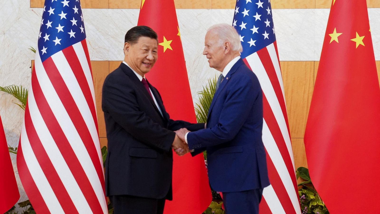 Els presidents d'Estats Units, Joe Biden, i la Xina, Xi Jinping