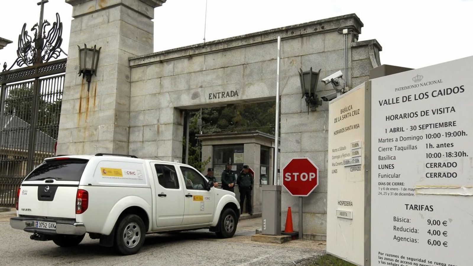 Entrada d'El Valle del los Caídos