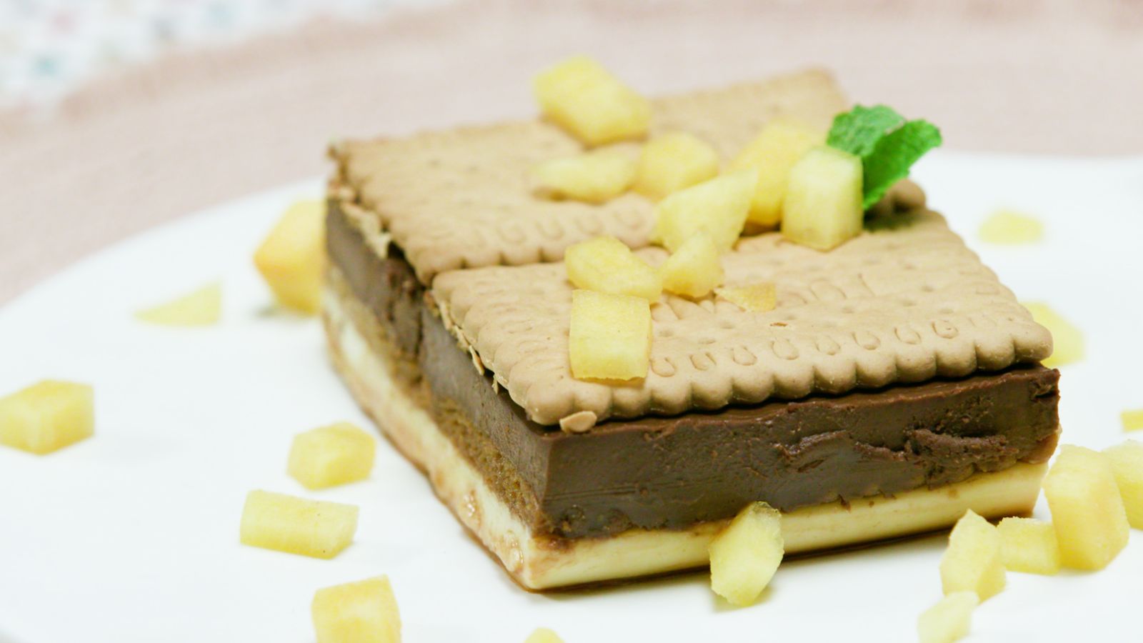 Flam de dos xocolates