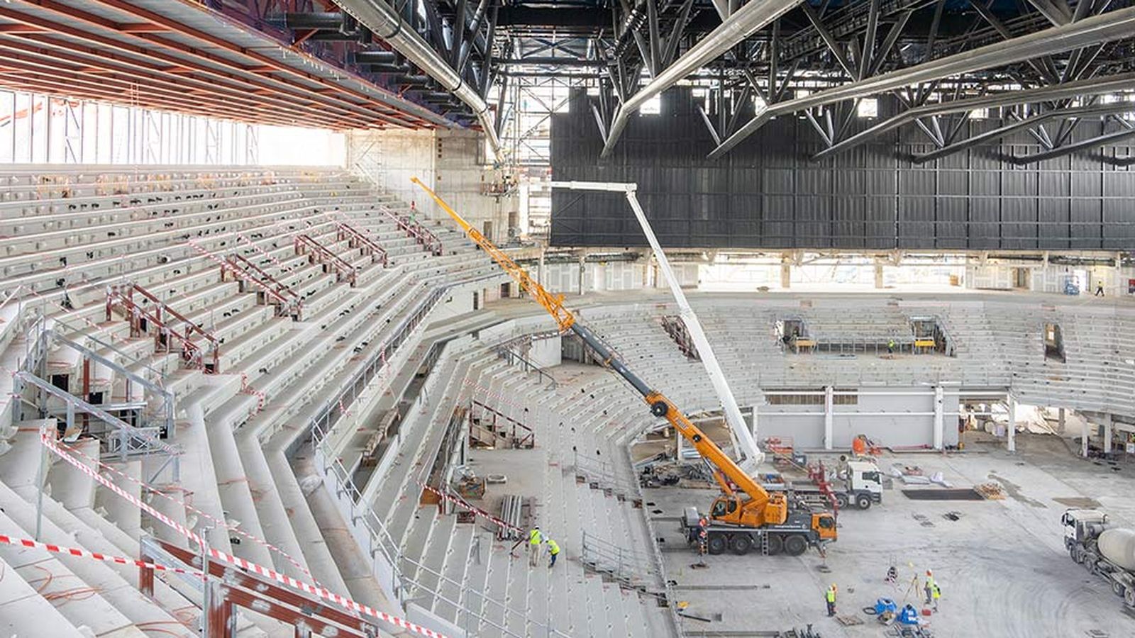 Vista interior del Roig Arena