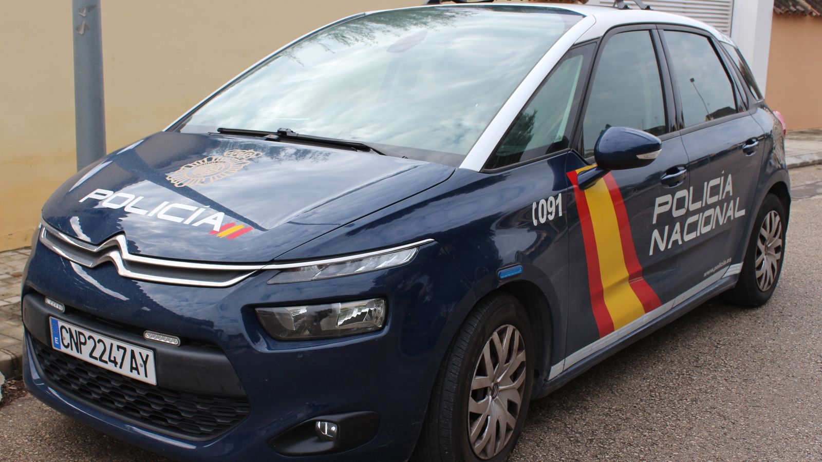 Cotxe oficial de la Policia Nacional