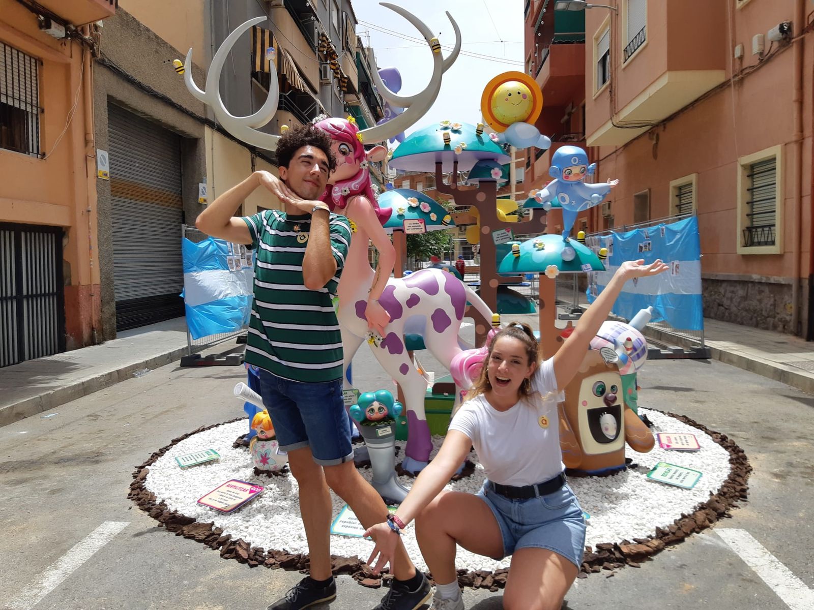 Laia i Pau a la foguera La Florida de 2022