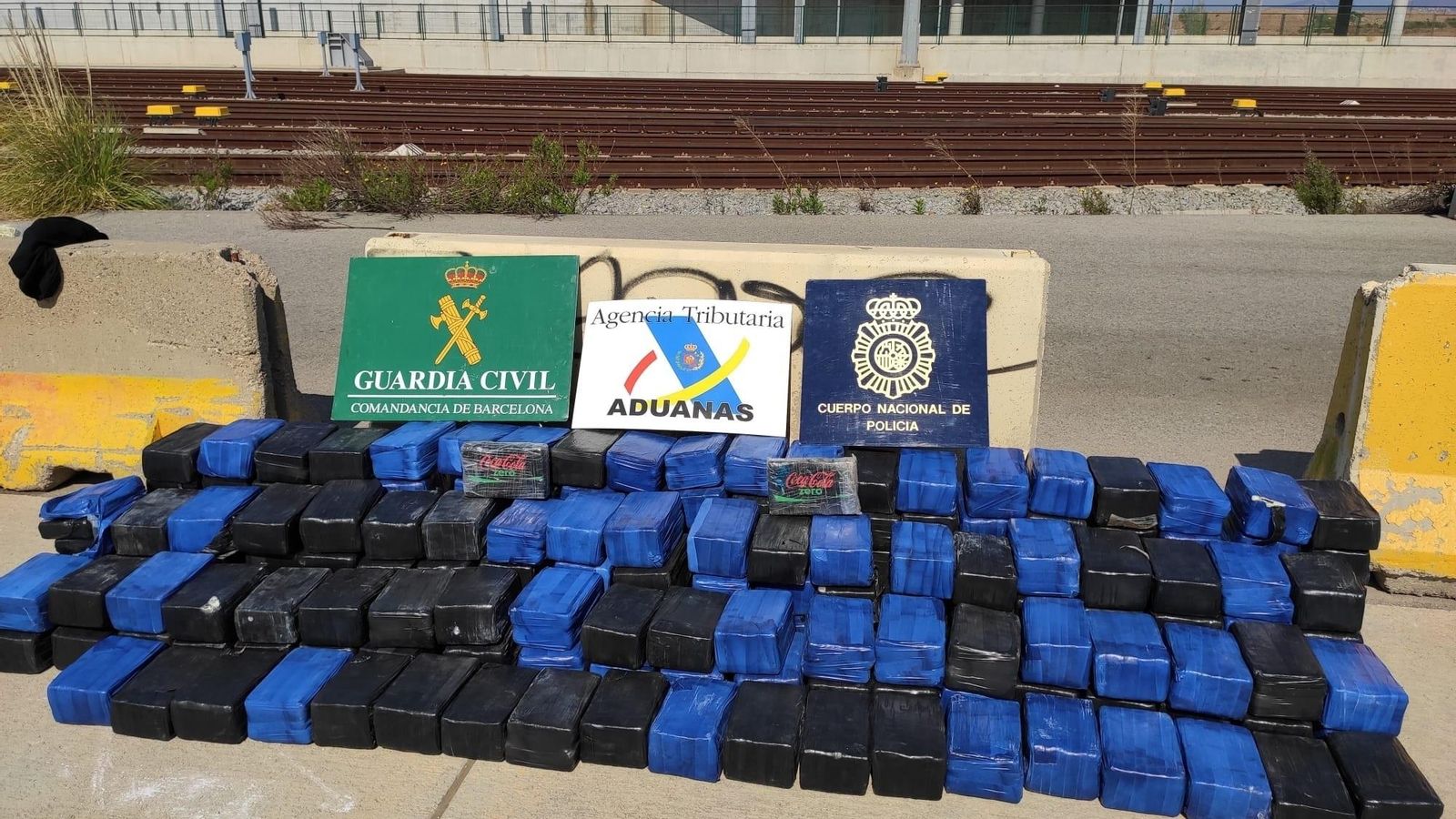 Droga confiscada per la Policia Nacional i Guàrdia Civil amb la col·laboració d'Agència Tributària i Europol