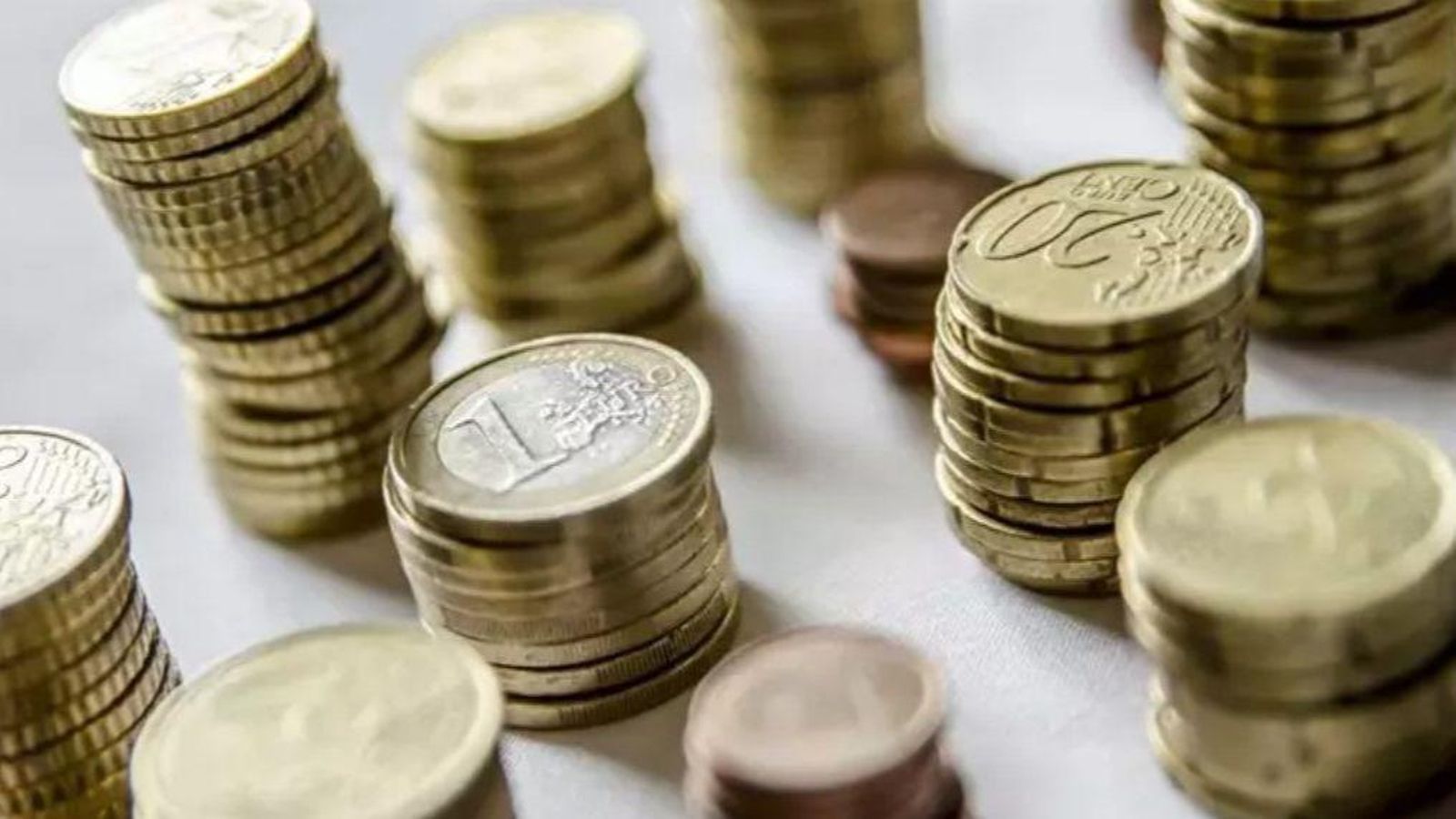 Monedes d'euro en una imatge d'arxiu