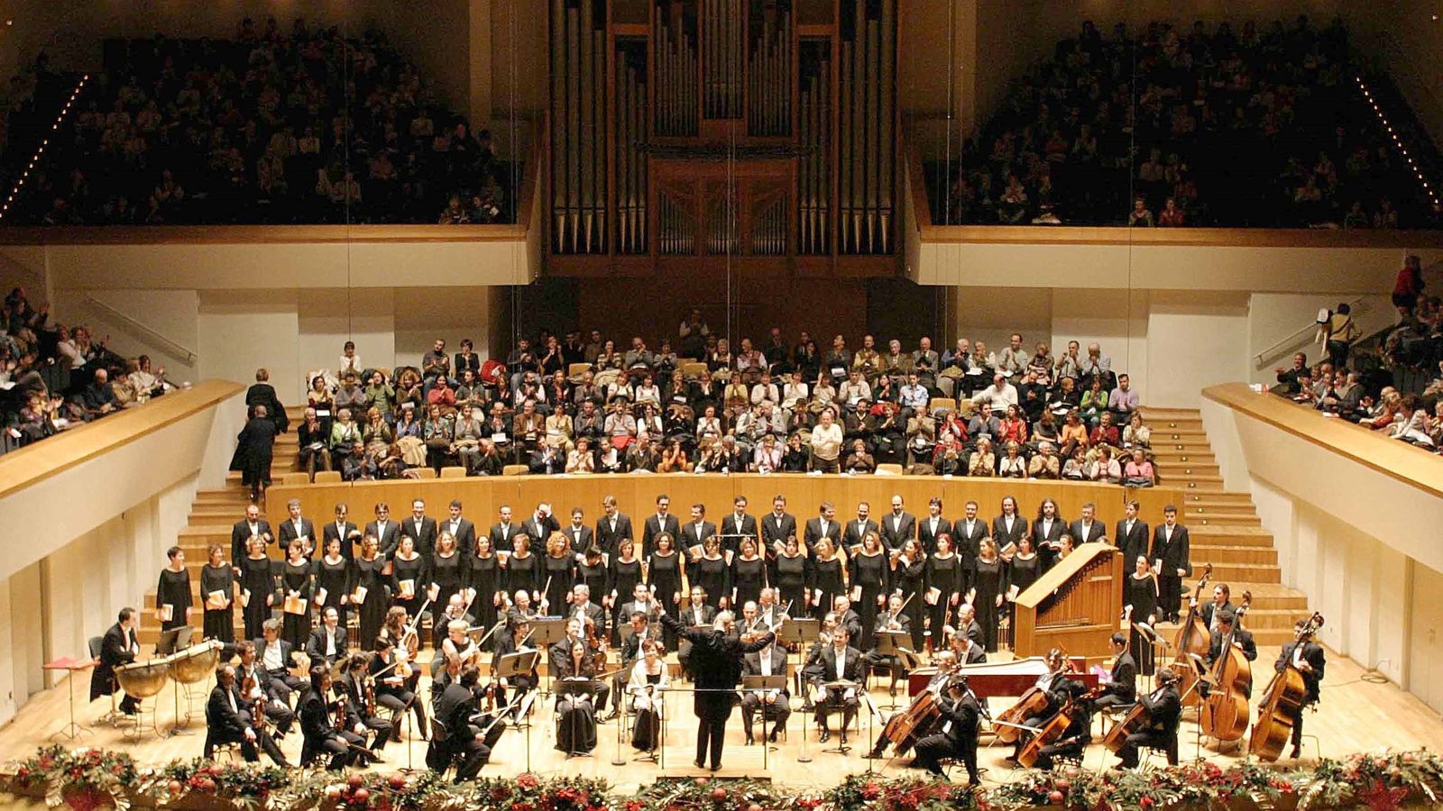 Imatge d'arxiu d'un concert de l'Orquestra de València al Palau de la Música