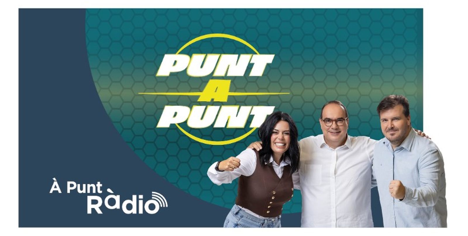 Clara Alcover, Luis Urrutia i Paco Polit al Punt a punt