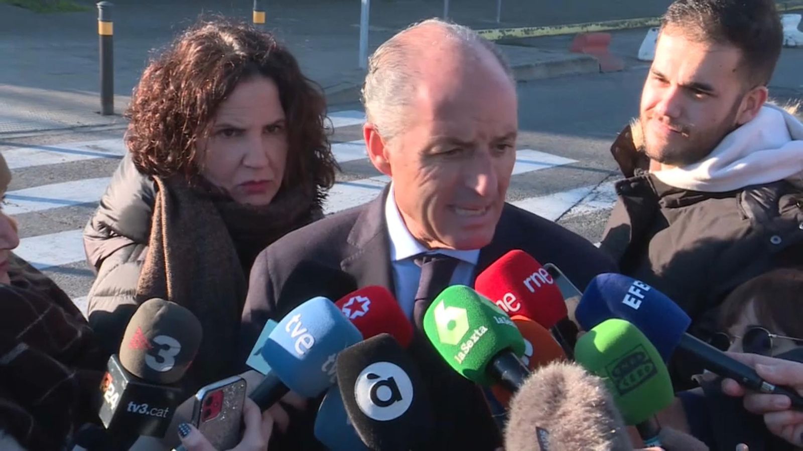 Camps, aquest dilluns en arribar a l'Audiència Nacional