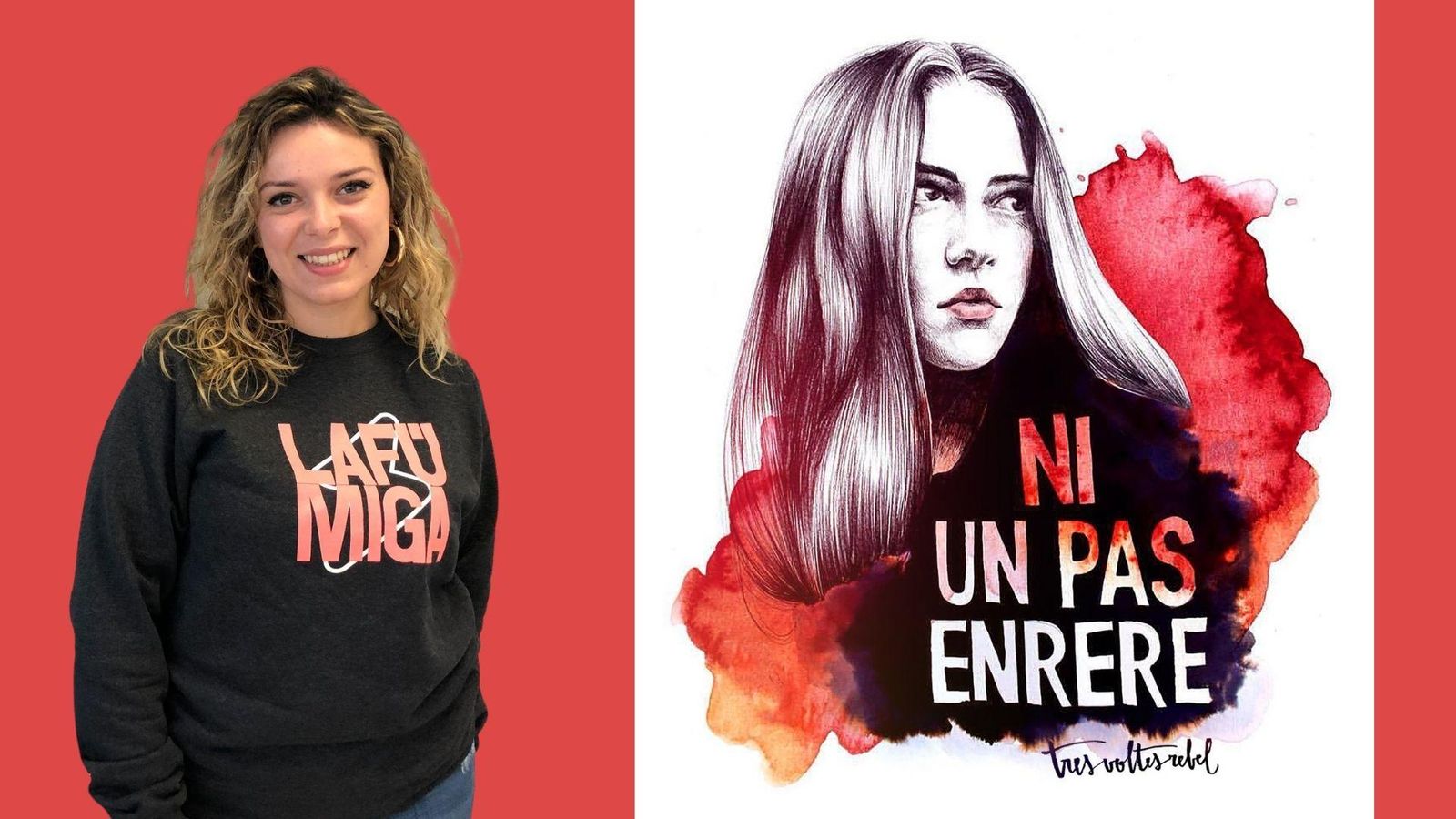 Ame Soler, il·lustradora i creadora de 'Tres Voltes Rebel'