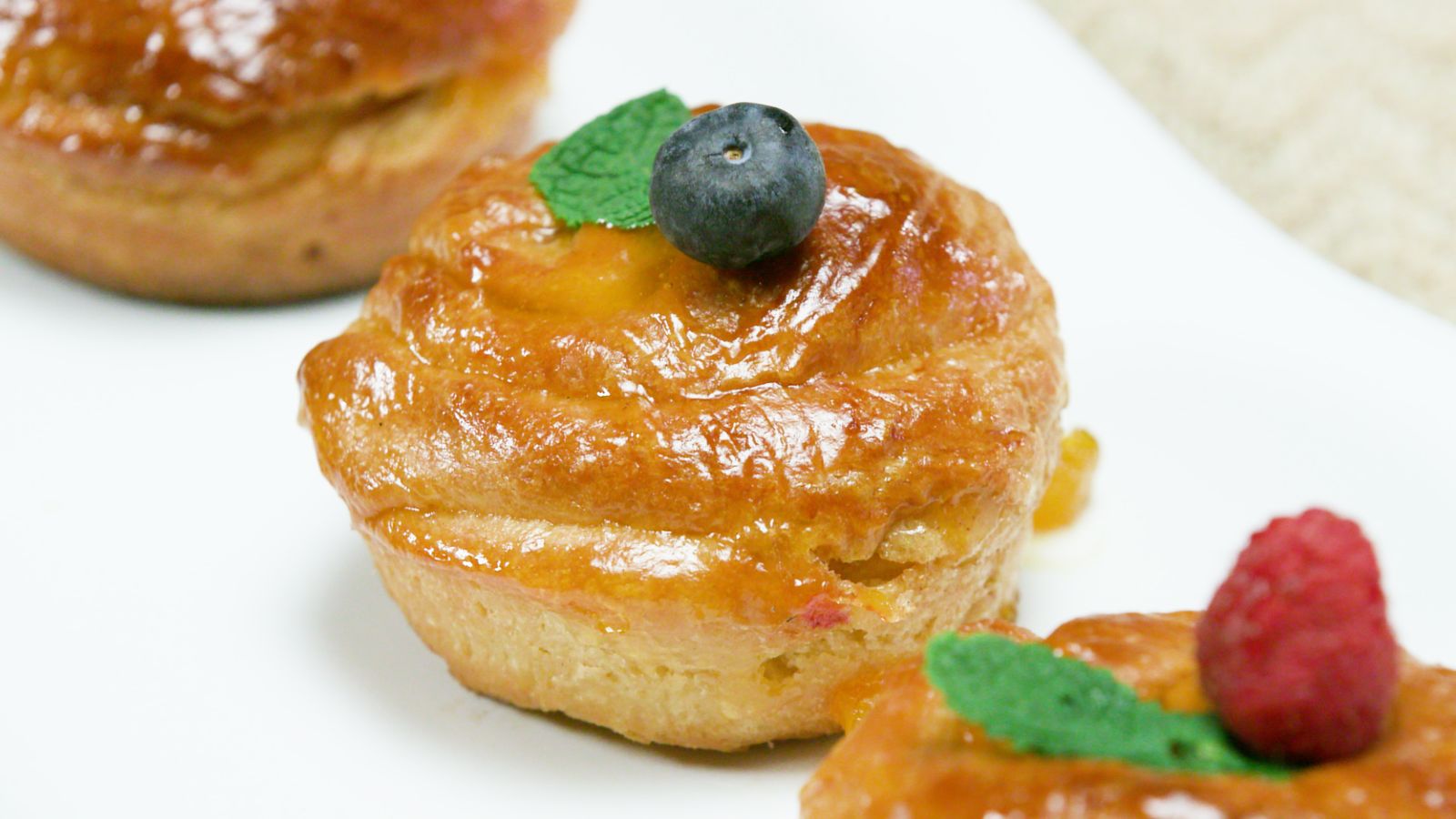 Rotllets de canella amb albercoc