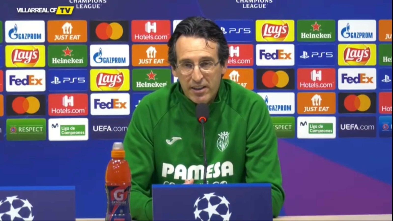 L'entrenador del Vila-real, Unai Emery