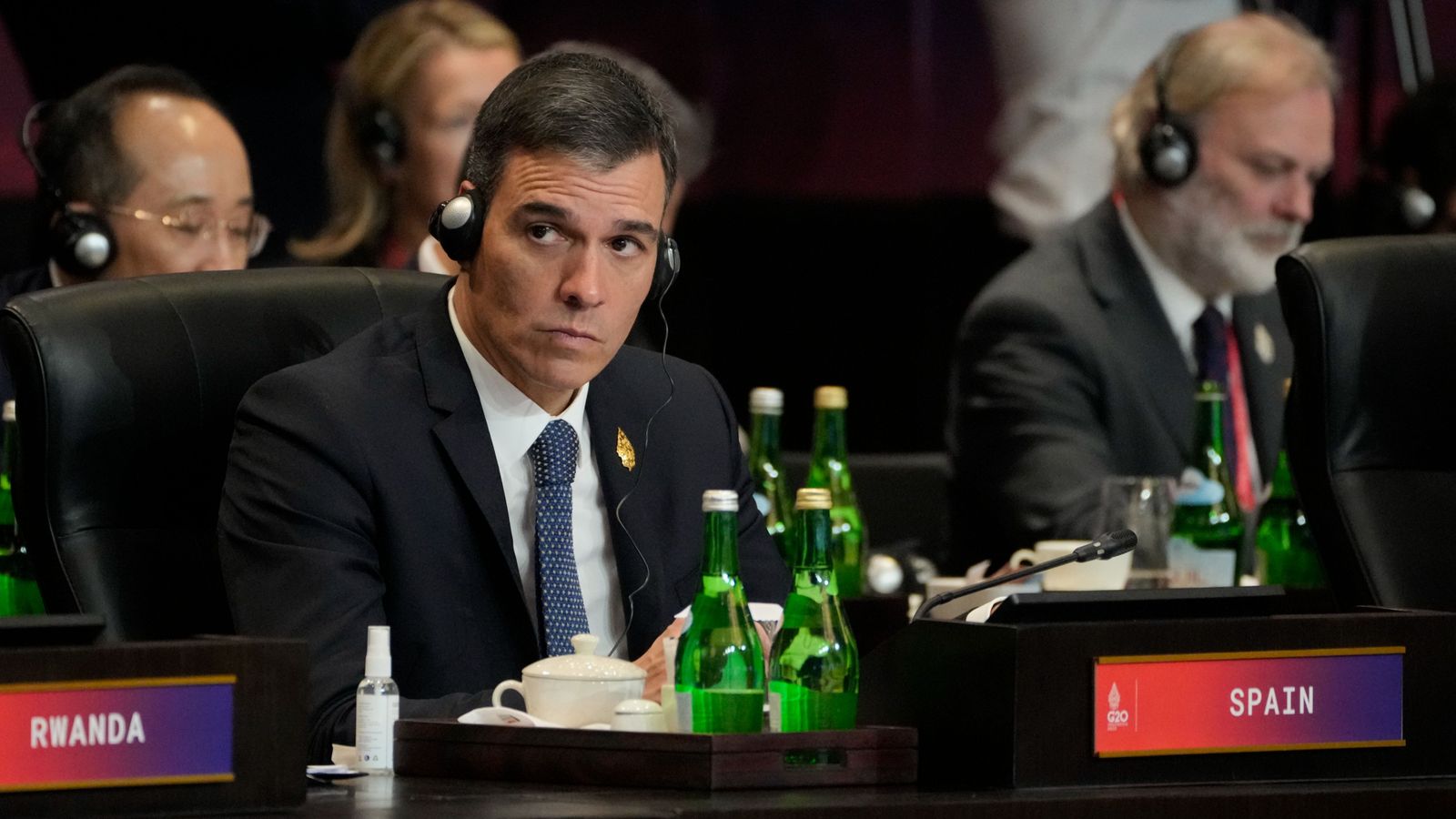 El president Sánchez en la cimera del G20 que se celebra aquests dies a Bali