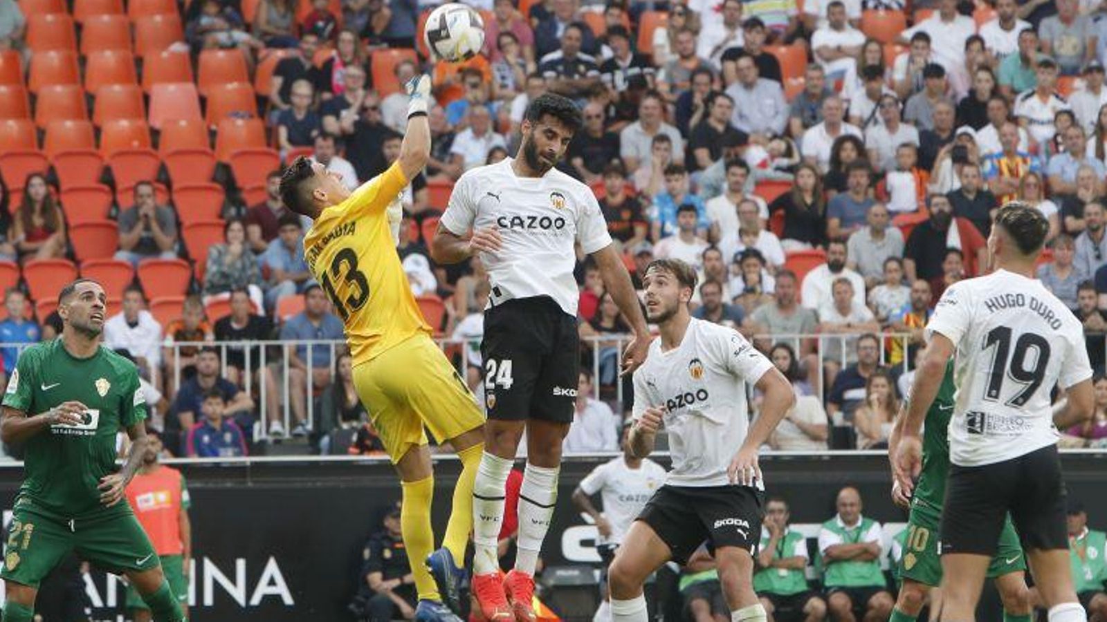València i Elx van empatar a dos en el duel de la primera volta, disputat a Mestalla
