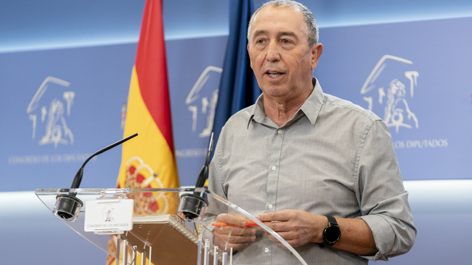 El portaveu de Compromís al Congrés, Joan Baldoví