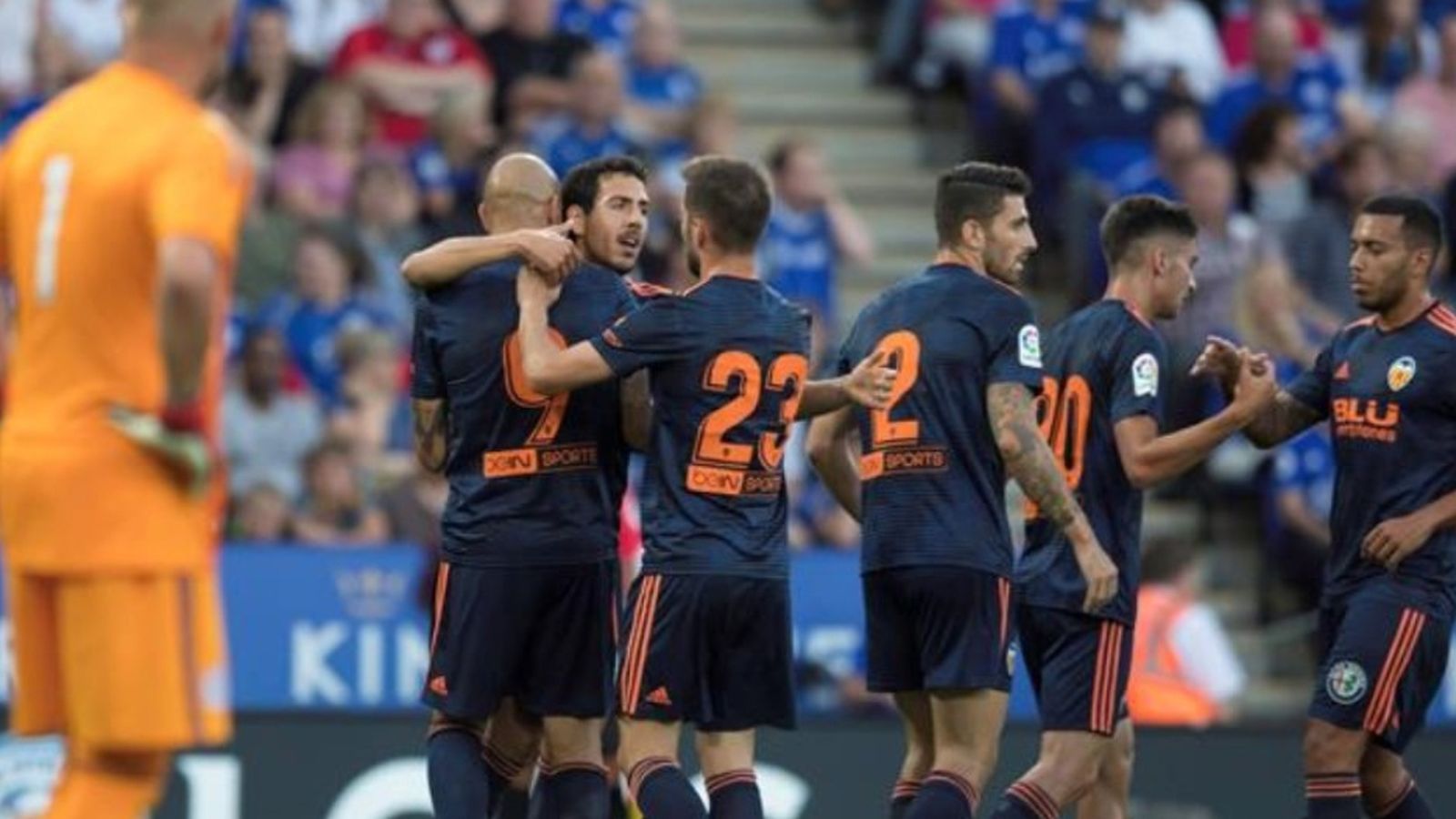 El capità Dani Parejo ha marcat l'únic gol dels valencianistes