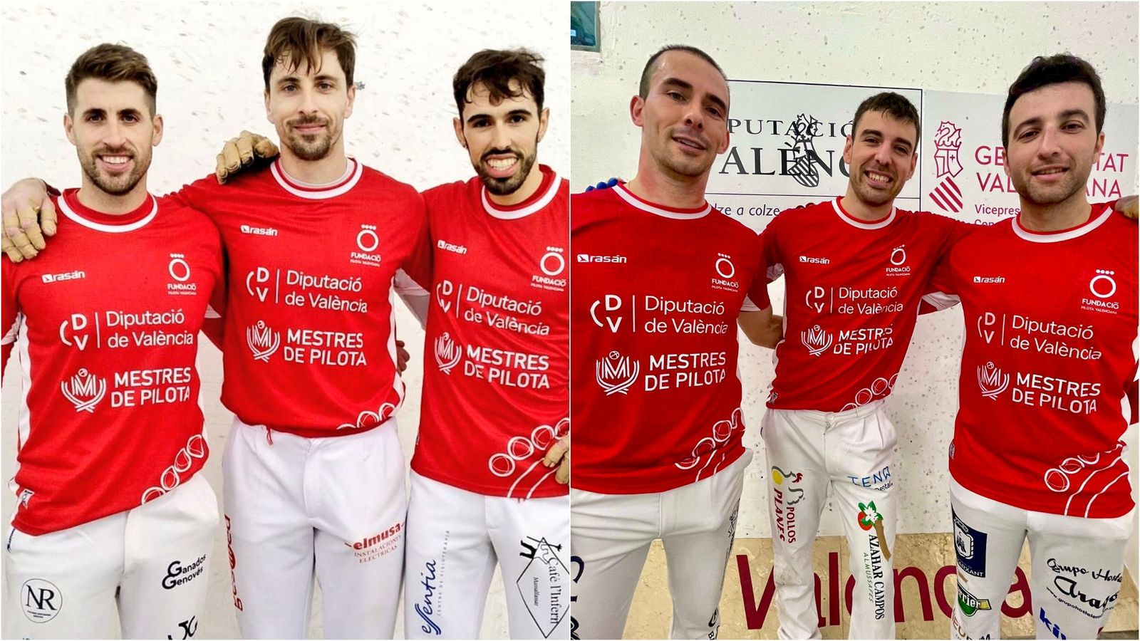 Els dos trios finalistes