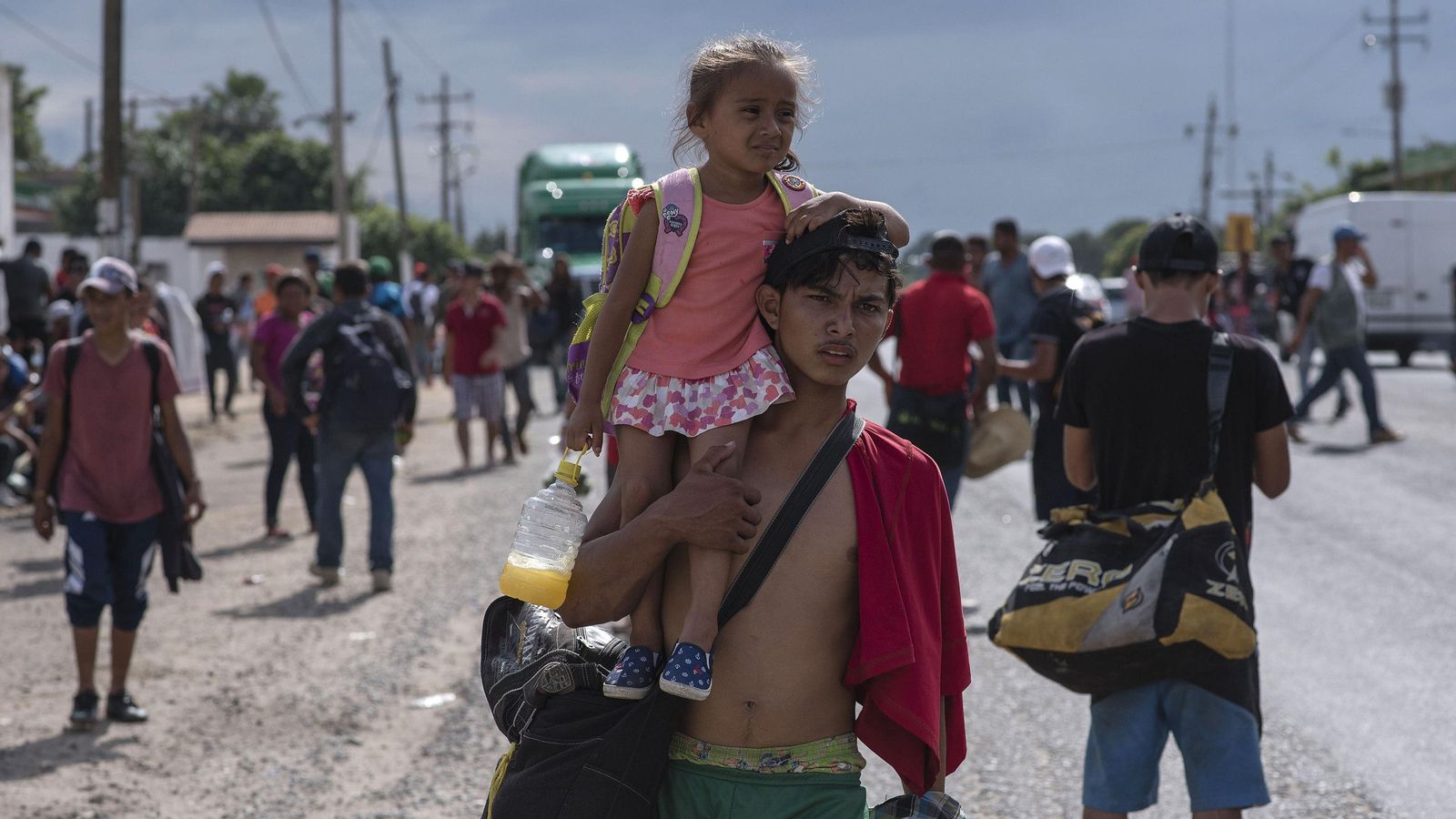 Caravana migrant avança cap a Veracruz