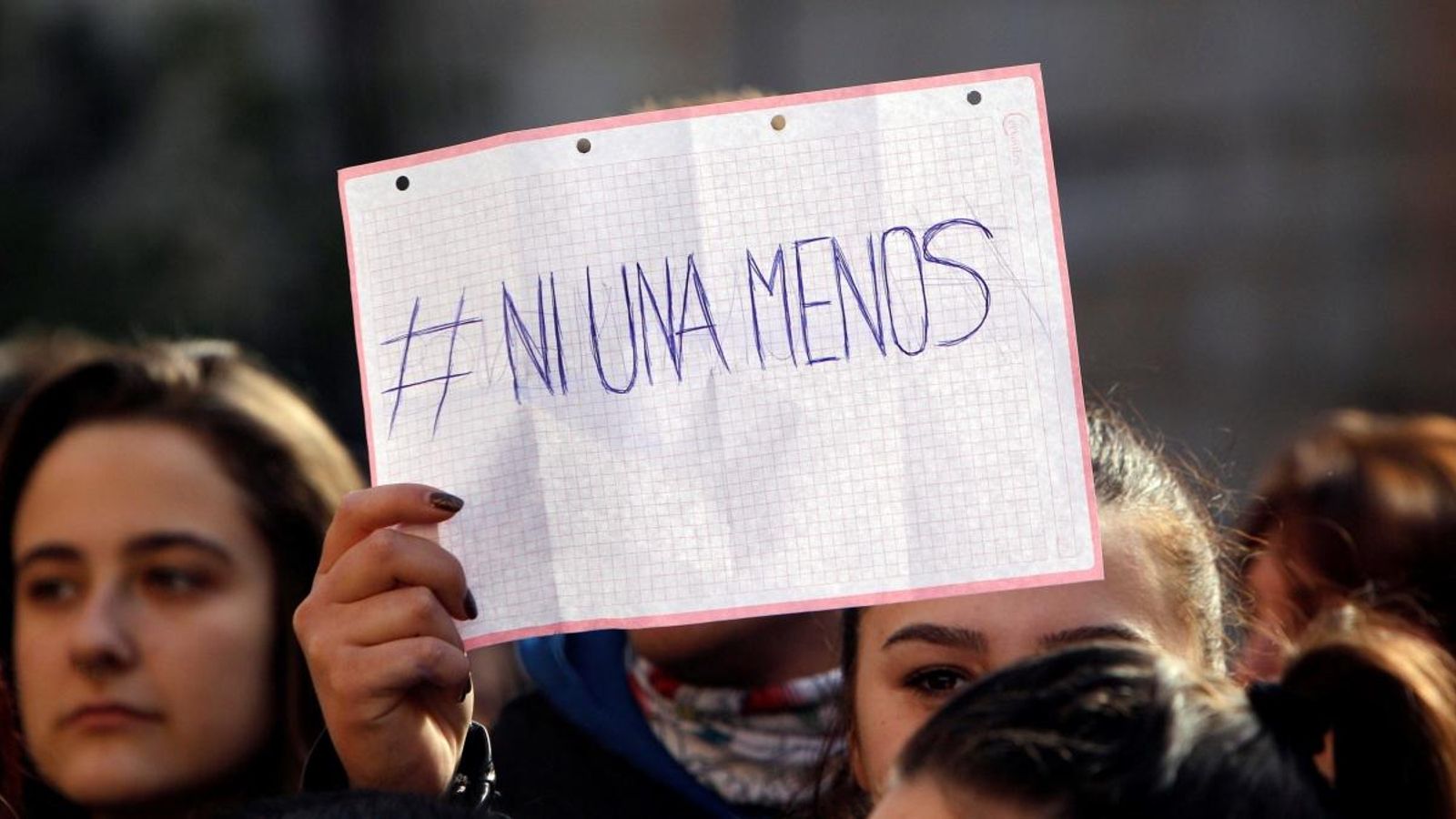 Manifestant aquest 7 de gener a Callosa d'en Sarrià