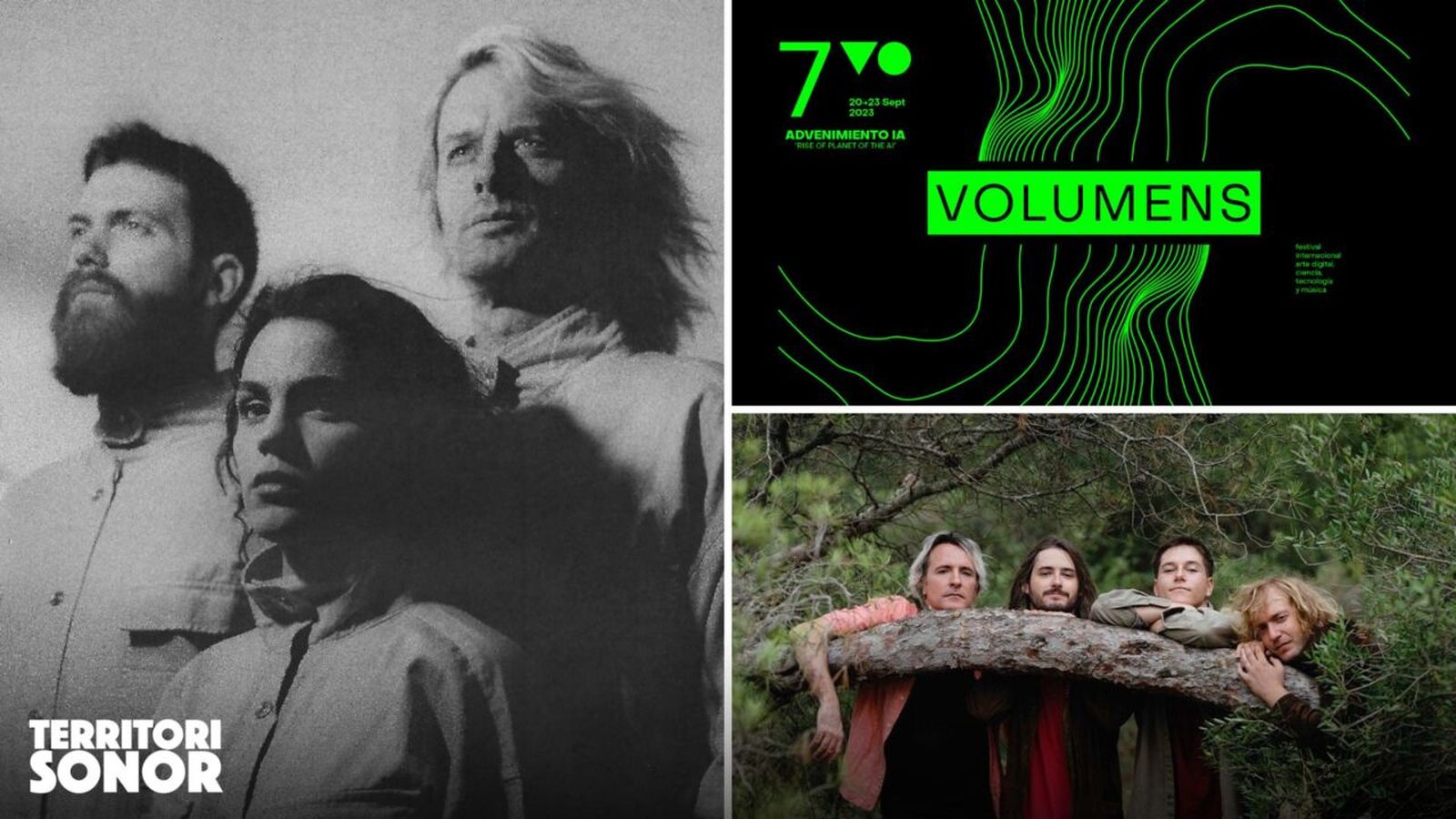 22.09.2023 | "Nòmades", Johnny B. Zero, Oller i Guerra amb La Maria i el festival Volumens