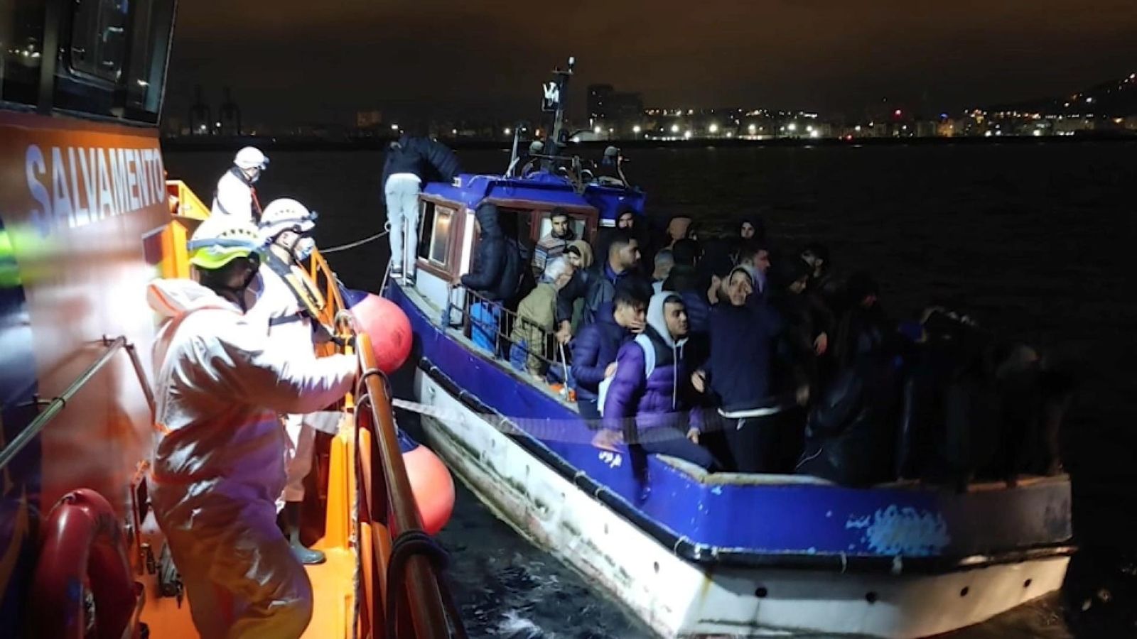 L'embarcació interceptada per Salvament Marítim